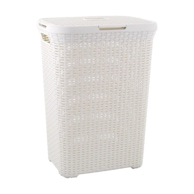 Curver Koš na prádlo Style 60L krémově bílý