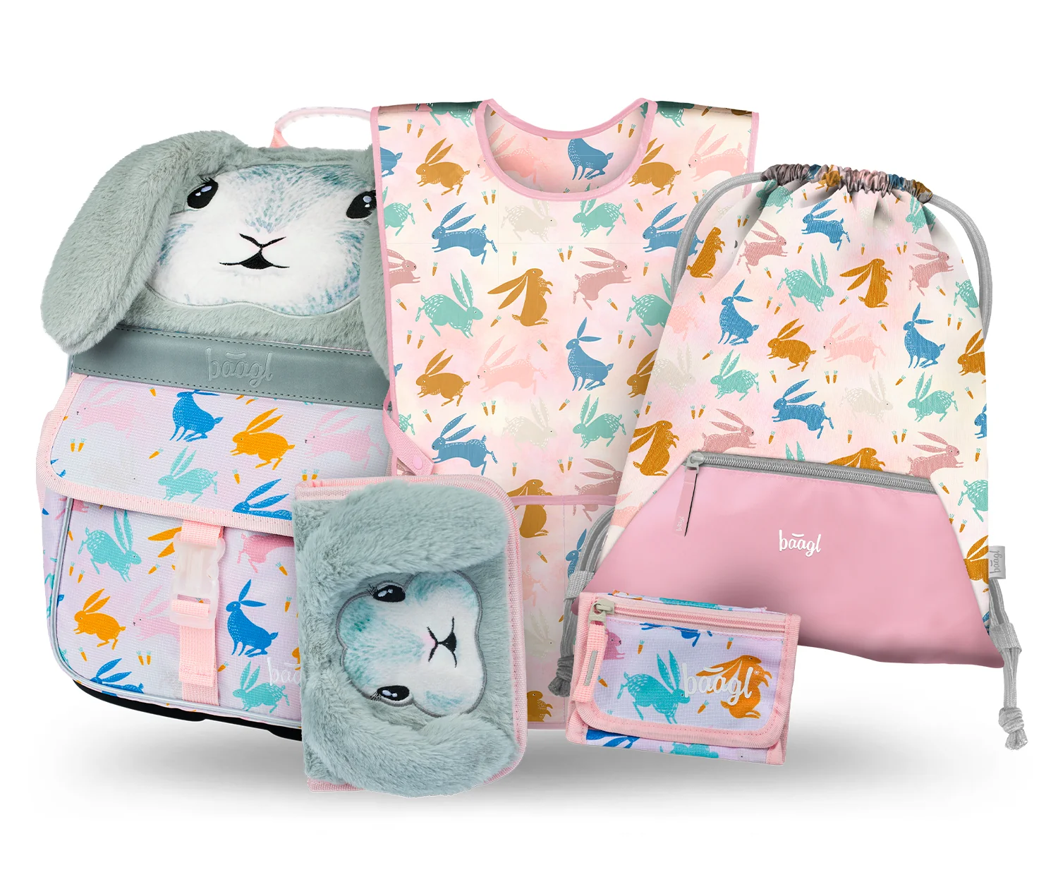 Baagl Školní set Zippy Bunny III