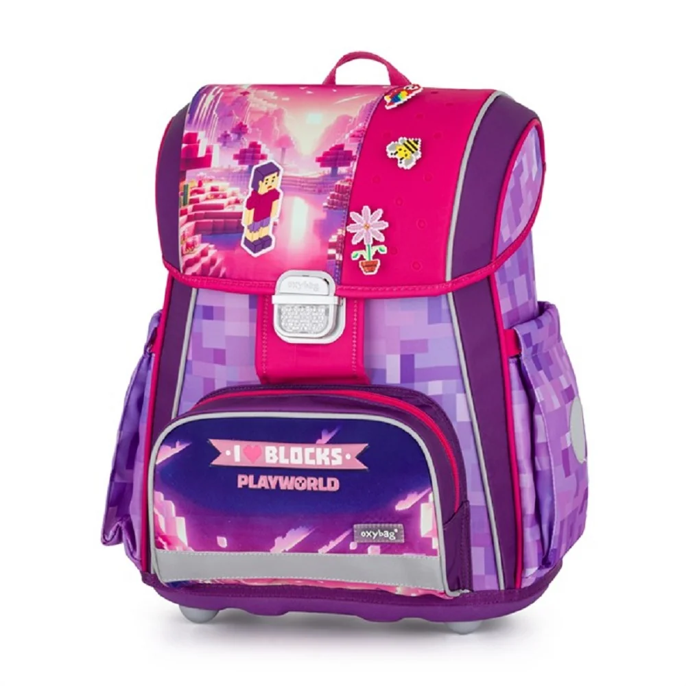 Oxybag PREMIUM - školní aktovka Playworld Girl 