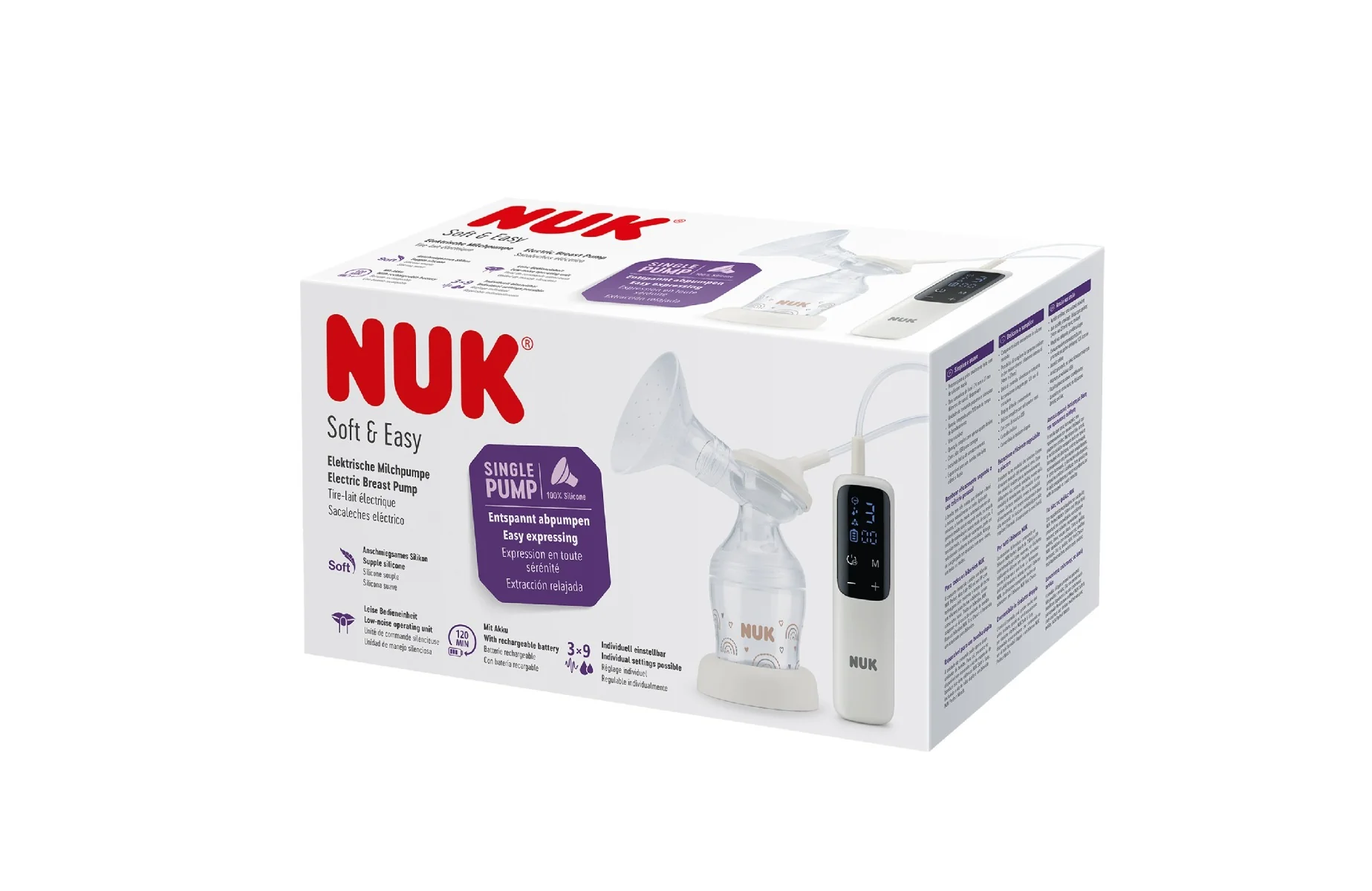 NUK Soft & Easy Elektrická odsávačka mateřského mléka