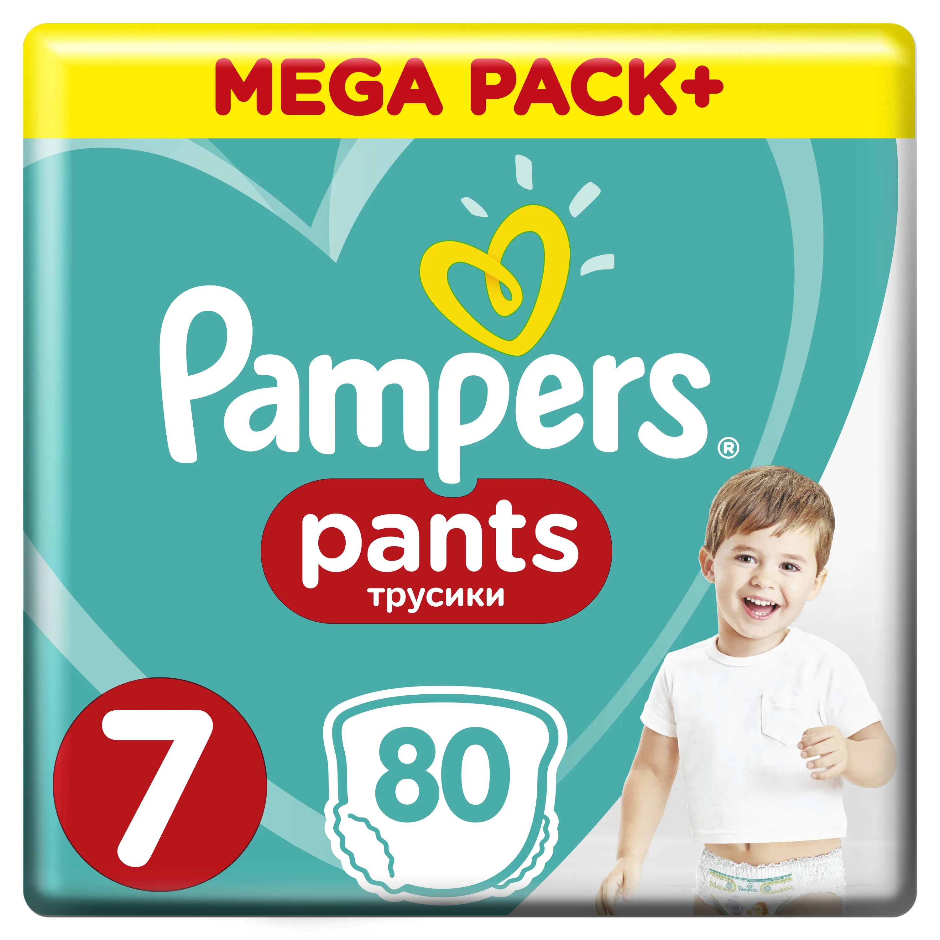 Pampers Pants vel. 7 kalhotkové plenky 80 ks