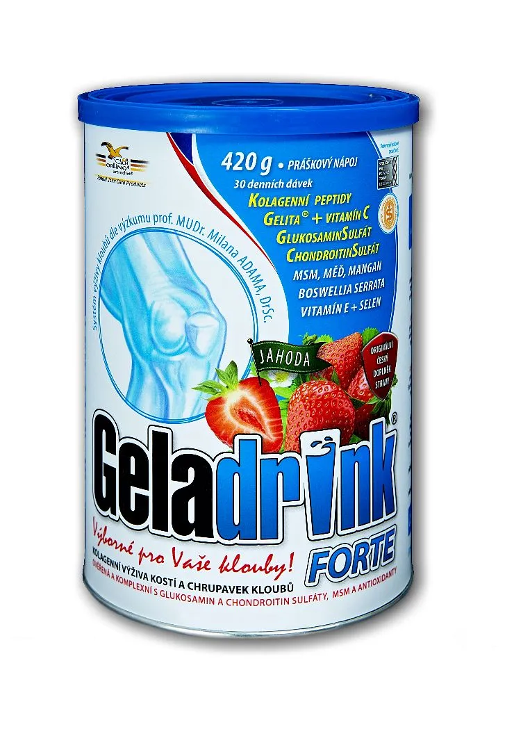 Geladrink Forte nápoj jahoda 420g