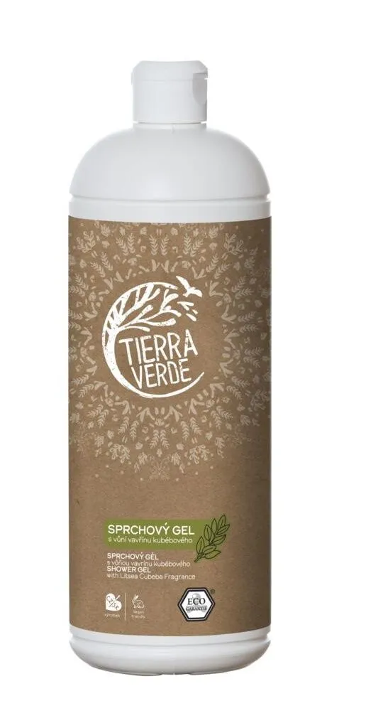 Tierra Verde Sprchový gel s vůní vavřínu kubébového 1 l