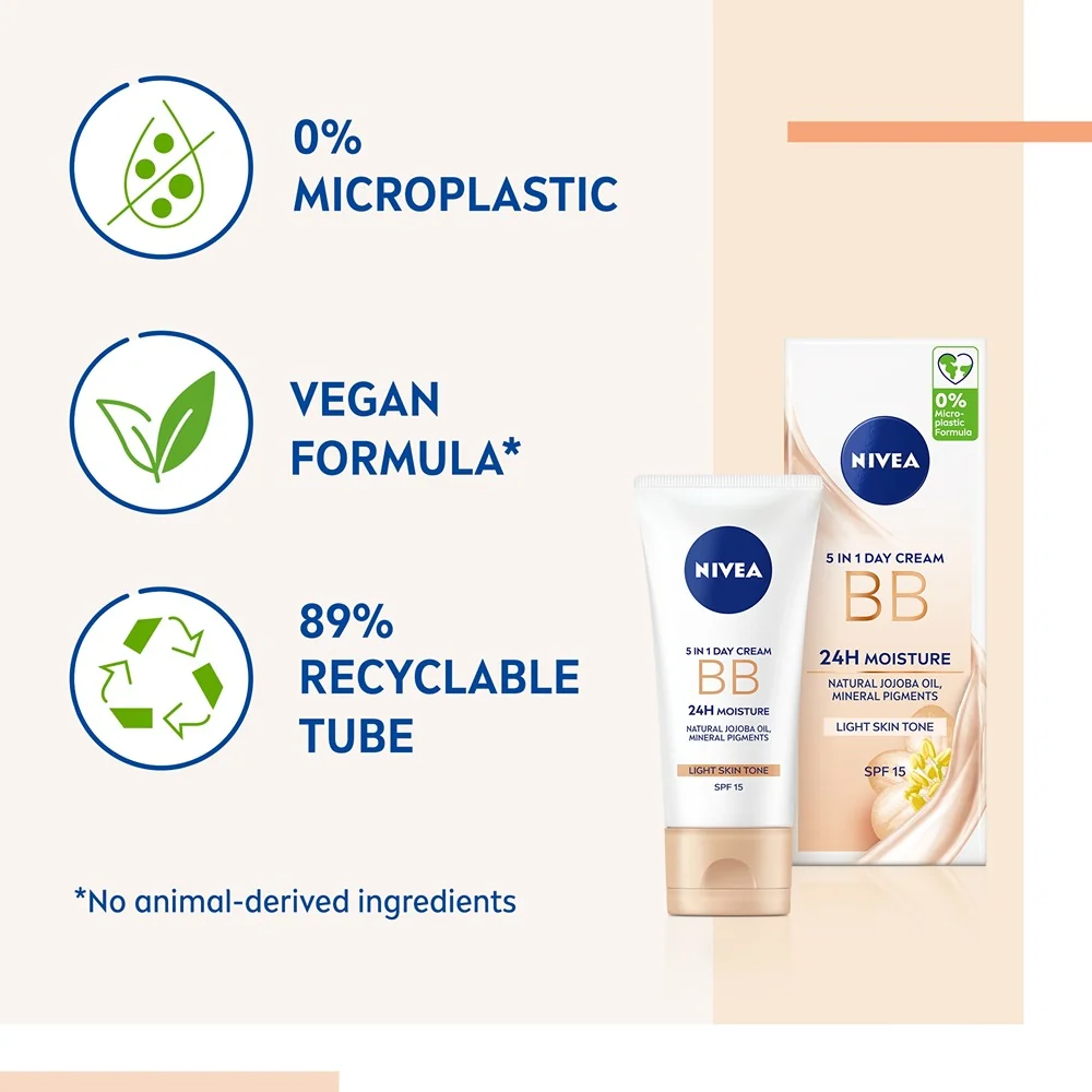 Nivea Zkrášlující hydratační BB krém světlý 50 ml