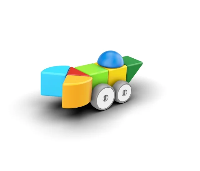 Geomag Magicube Auto magnetická stavebnice 13 dílků