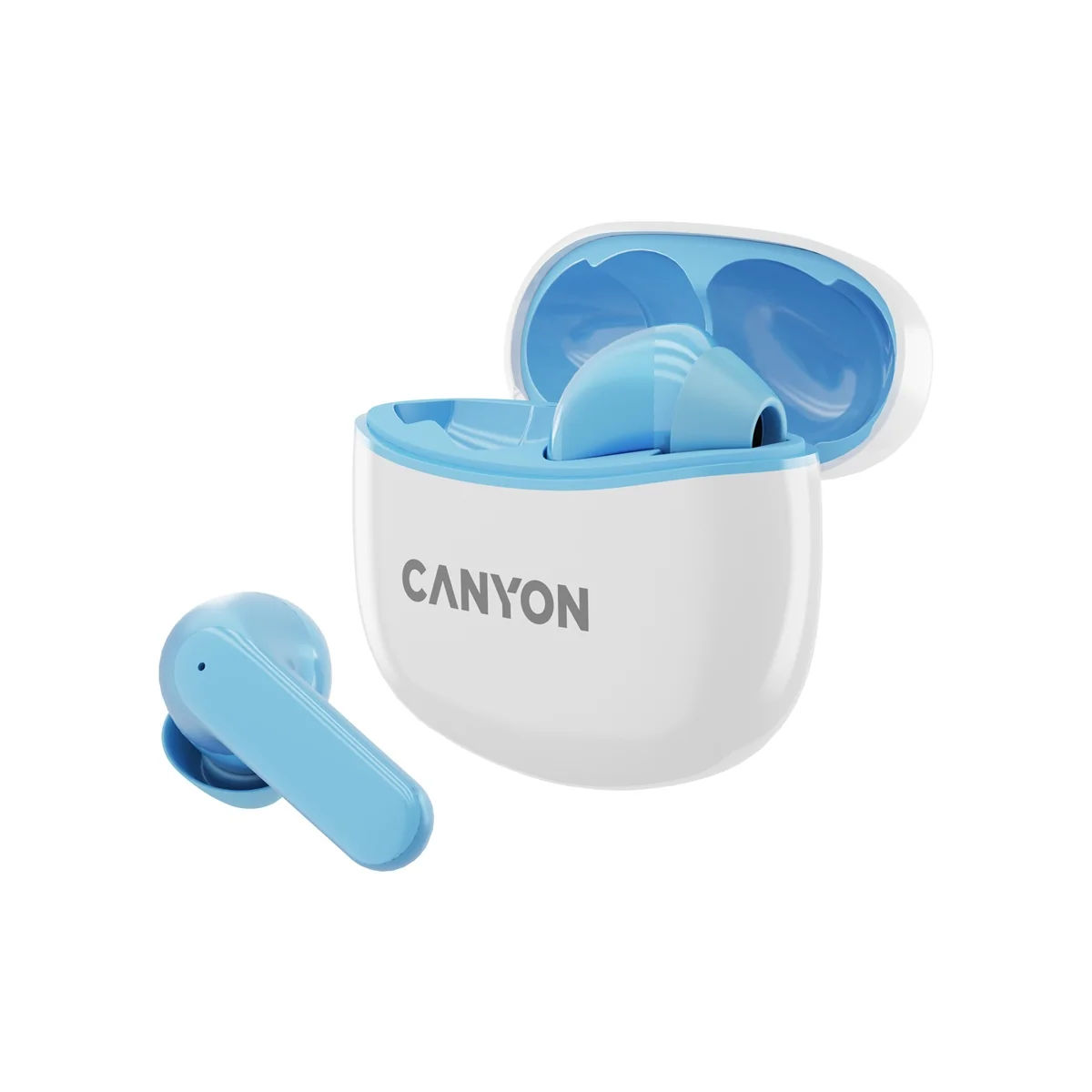 Canyon Bezdrátová stereo sluchátka True Wireless TWS-5 modrá