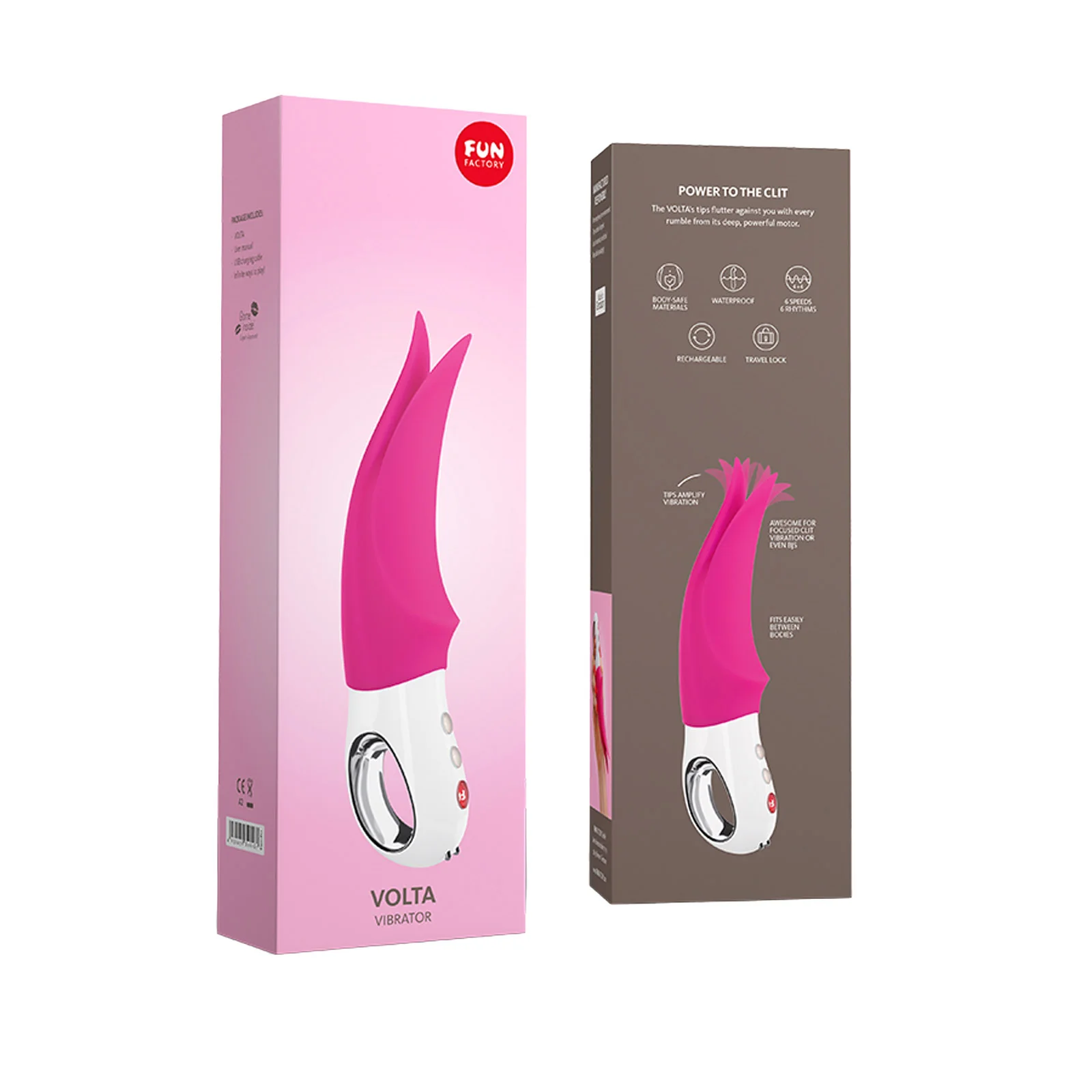 Fun Factory Volta G5 vibrátor na klitoris (18,9 cm), růžový