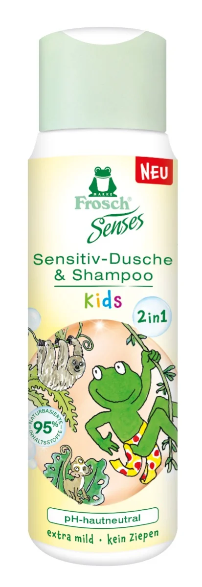 Frosch Senses Sprchový gel a šampon pro děti EKO 300 ml