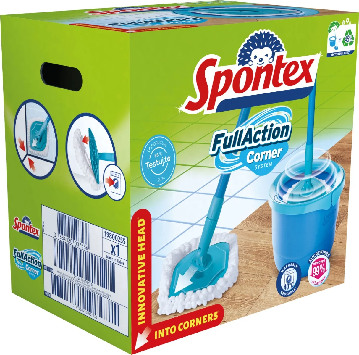 Spontex Full Action Corner System mop 1 ks