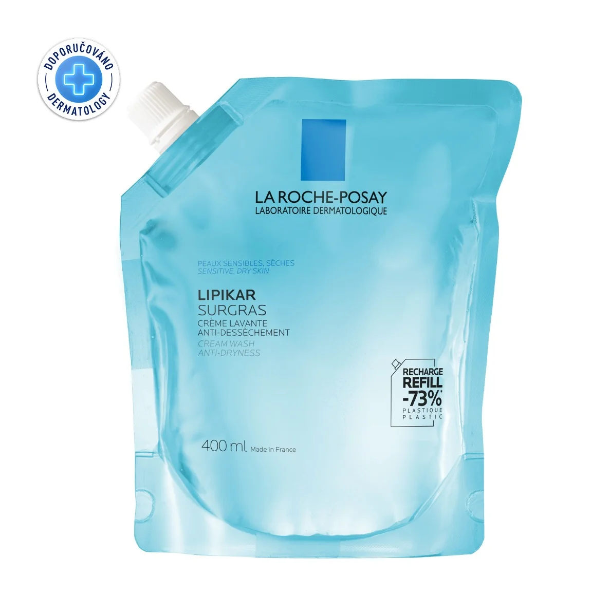 La Roche-Posay Lipikar Surgras sprchový gel –⁠⁠⁠⁠⁠⁠ náplň 400 ml