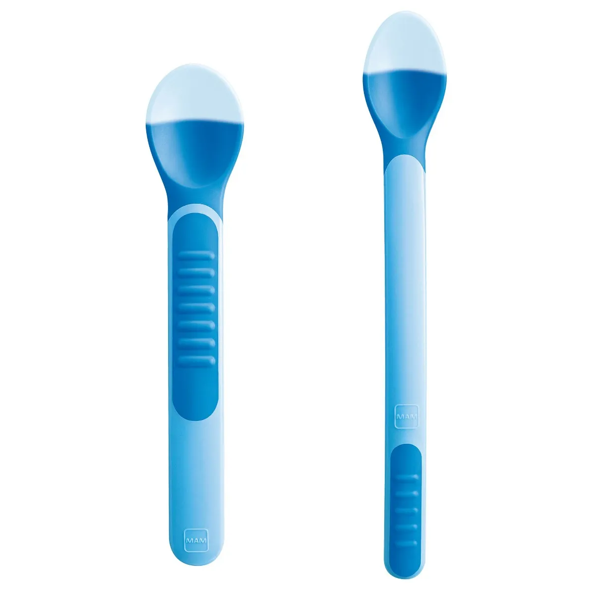 MAM Feeding spoons & Cover 6m+ lžičky 2 ks modré