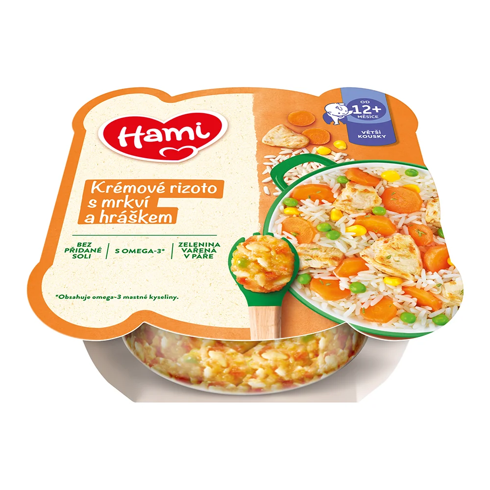 Hami Krémové rizoto s mrkví a hráškem 230 g