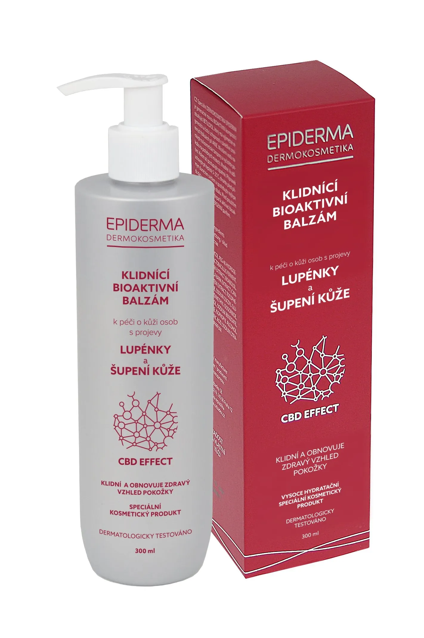 Epiderma Bioaktivní CBD balzám při lupénce 300 ml