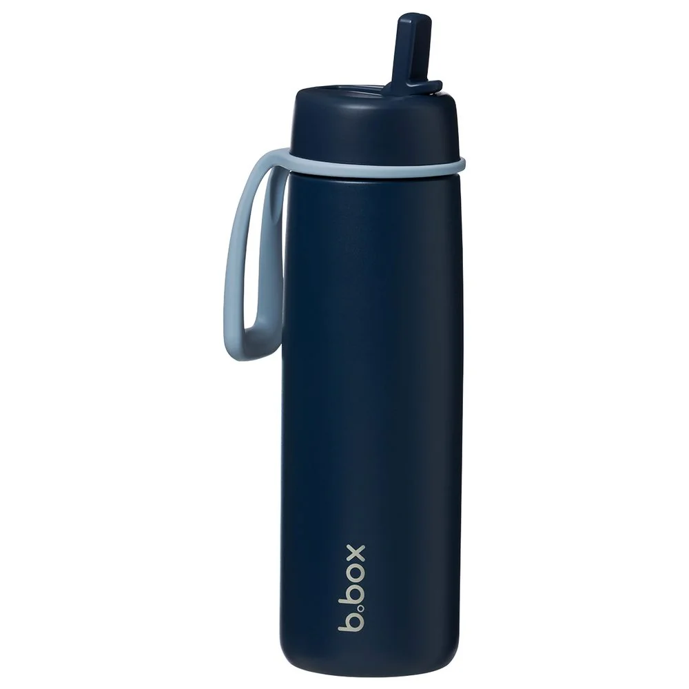 B.BOX Nerezová termolahev s brčkem 690 ml - midnight