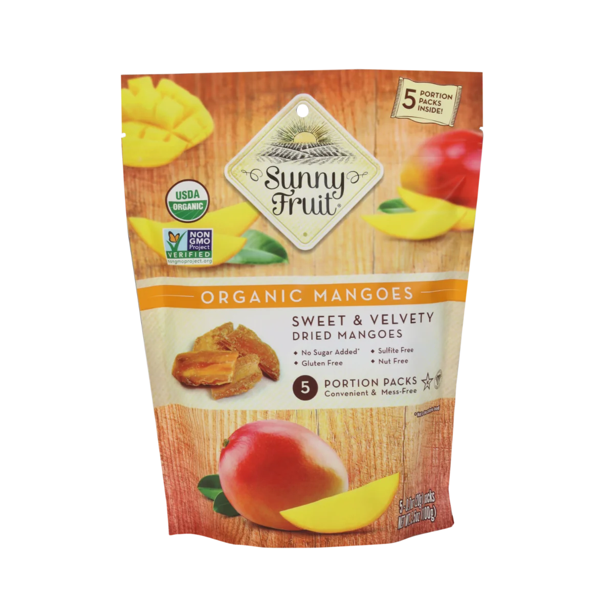 Sunny Fruit BIO Mango sušené na slunci 5x20 g