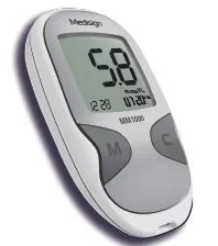 Medisign Glukometr Medisign MM1000 + 10 testovacích proužků + 10 lancet
