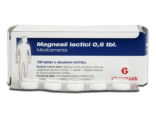 Medicamenta Magnesii lactici 0.5 tbl.