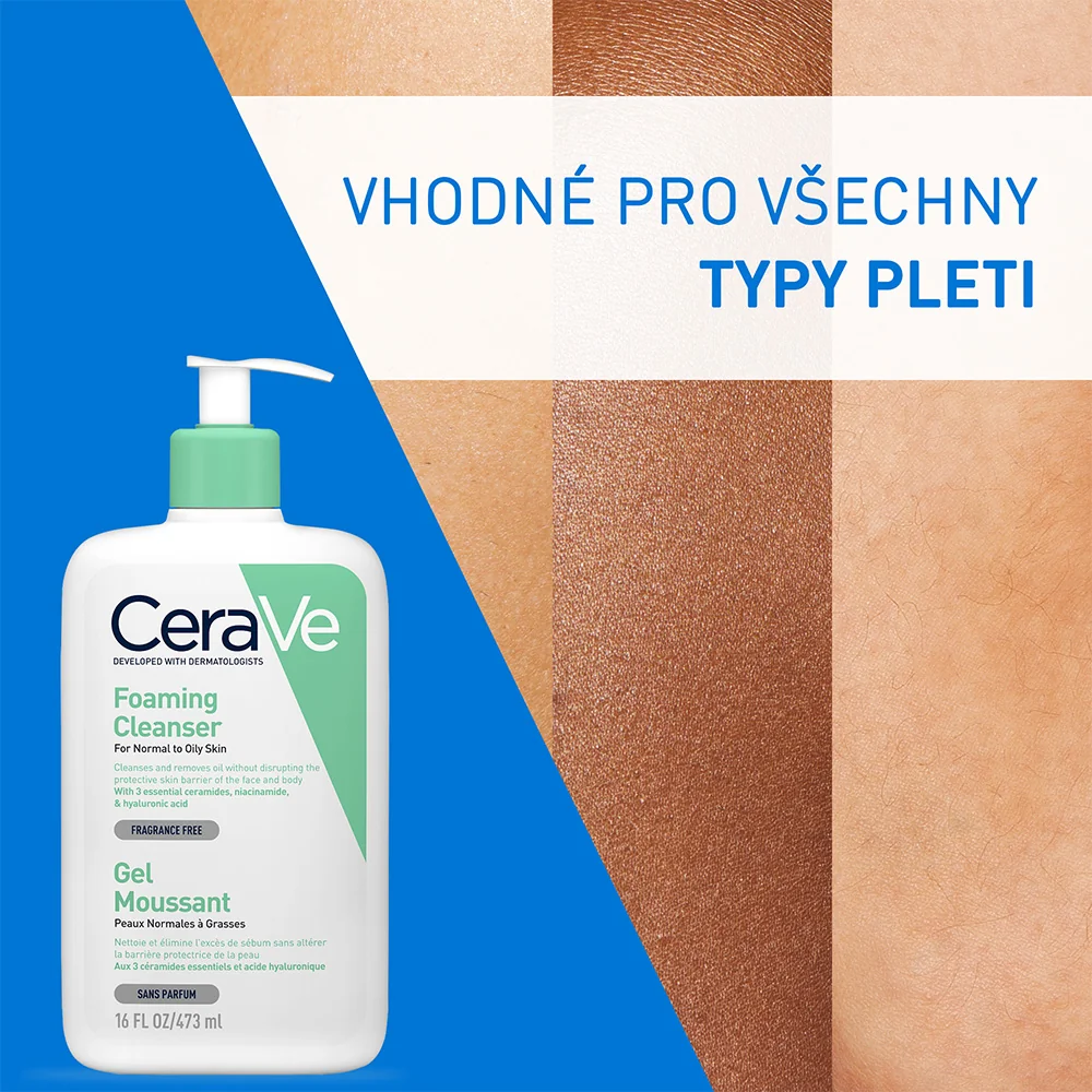 CeraVe Čisticí pěnící gel 473 ml