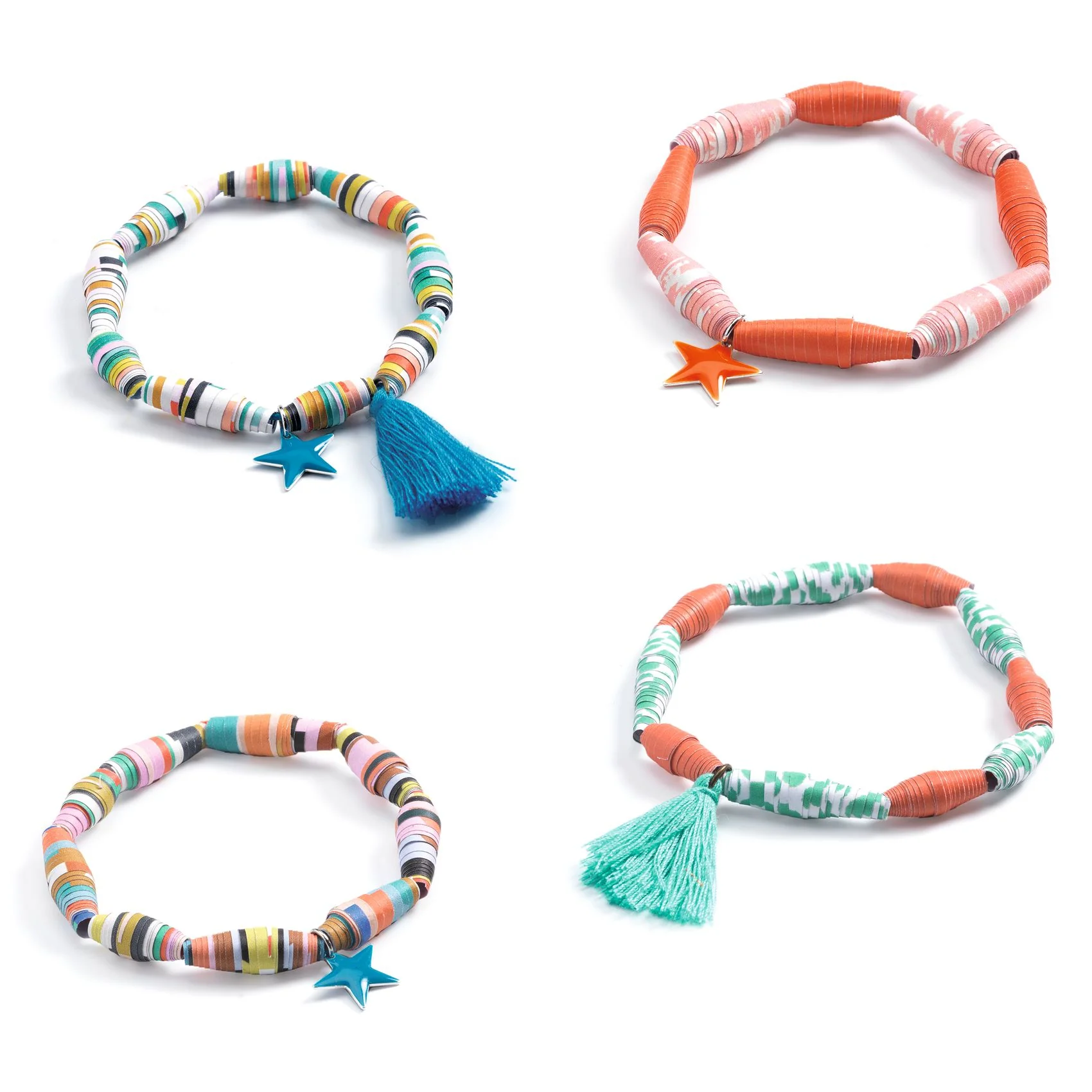 Djeco DIY Pestrobarevné náramky