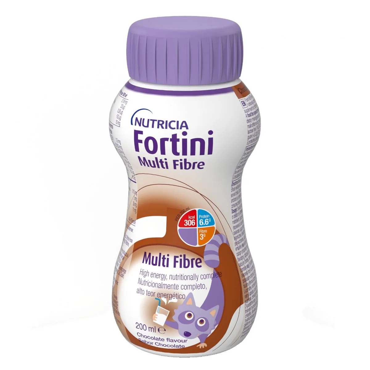 Fortini Pro děti s vlákninou Čokoláda 200 ml
