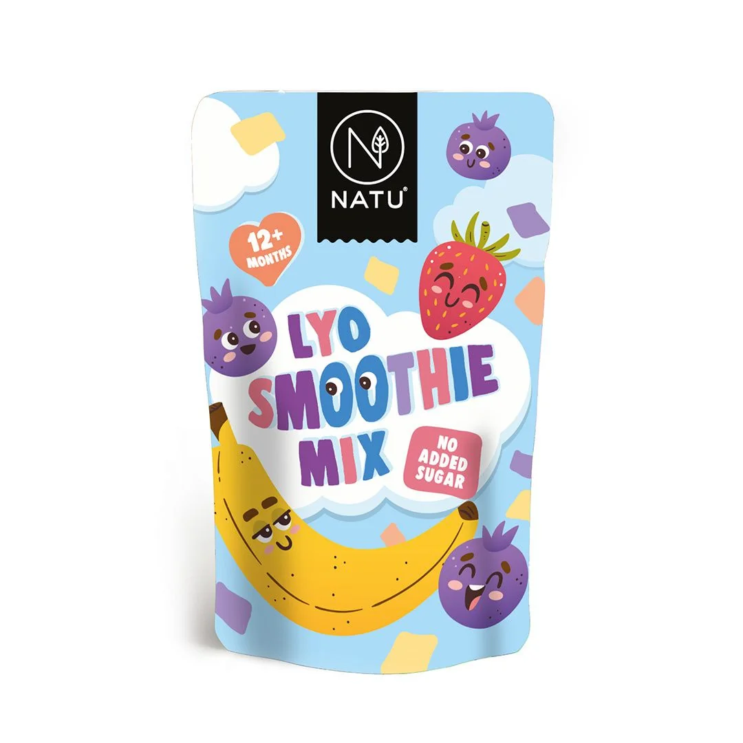 NATU Lyo Smoothie mix jahoda banán borůvka 20 g