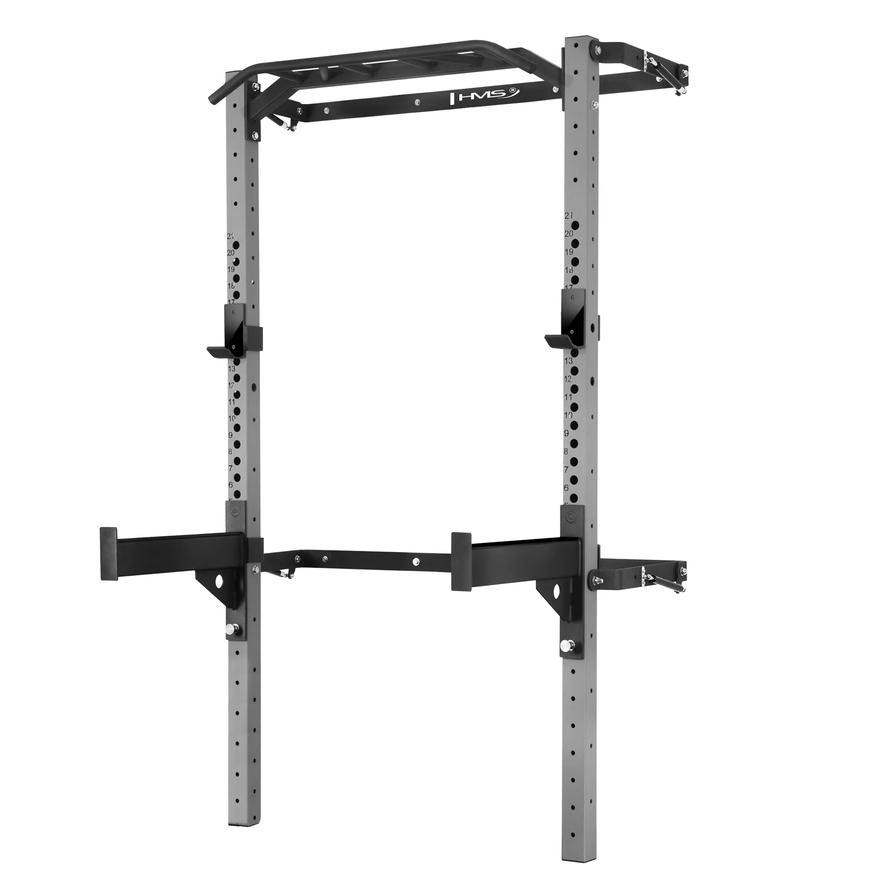 HMS Skládací posilovací klec - Power Rack KLT23 šedá