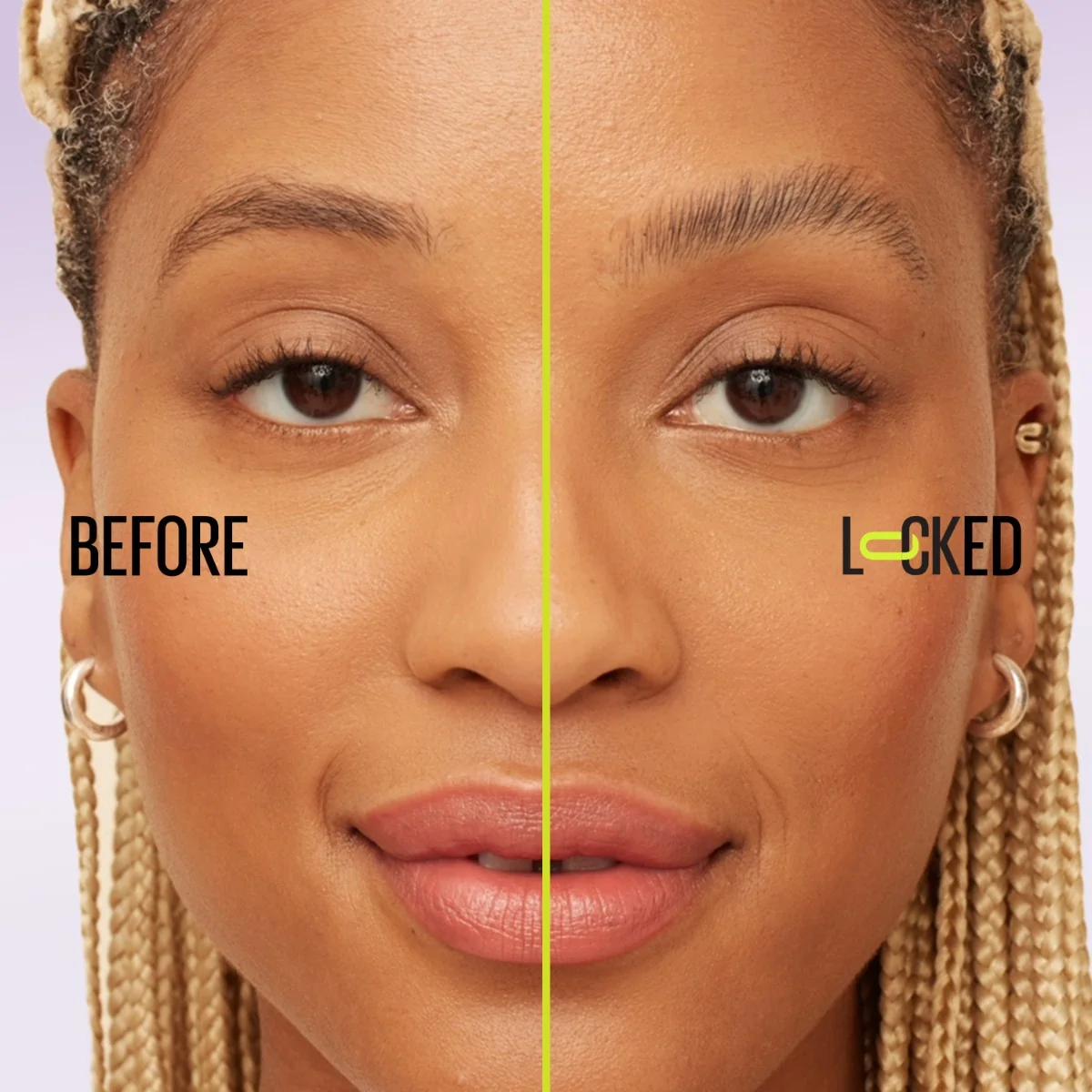 Maybelline Super Lock Brow Glue Med Brown gel na obočí 8 g