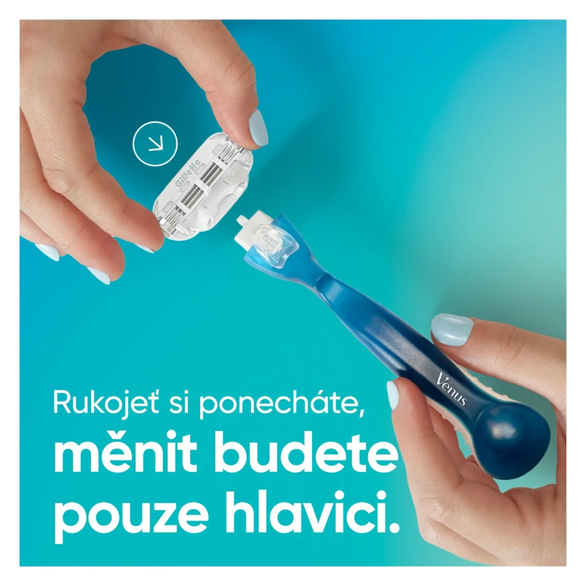 Gillette Venus Smooth holicí hlavice 8 ks