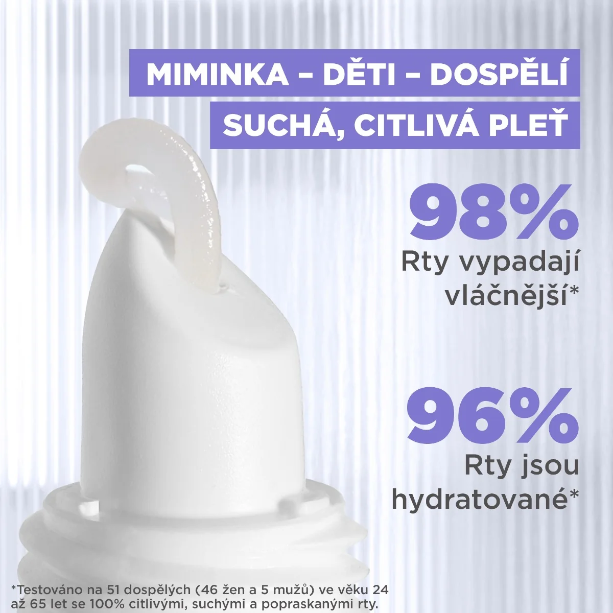 Mixa Panthenol Lip Comfort balzám na rty a nos 10 ml
