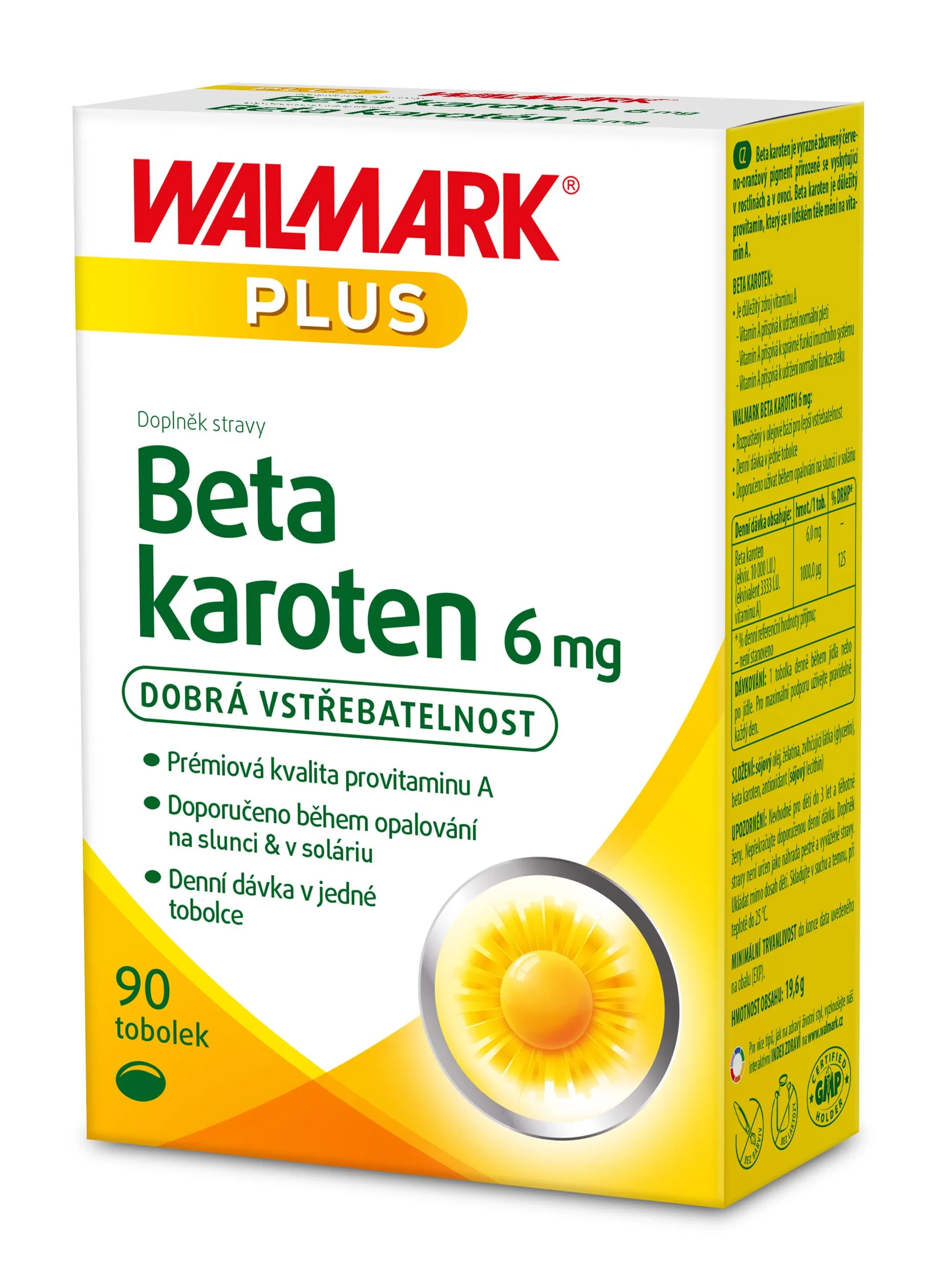 Walmark Beta karoten 6 mg