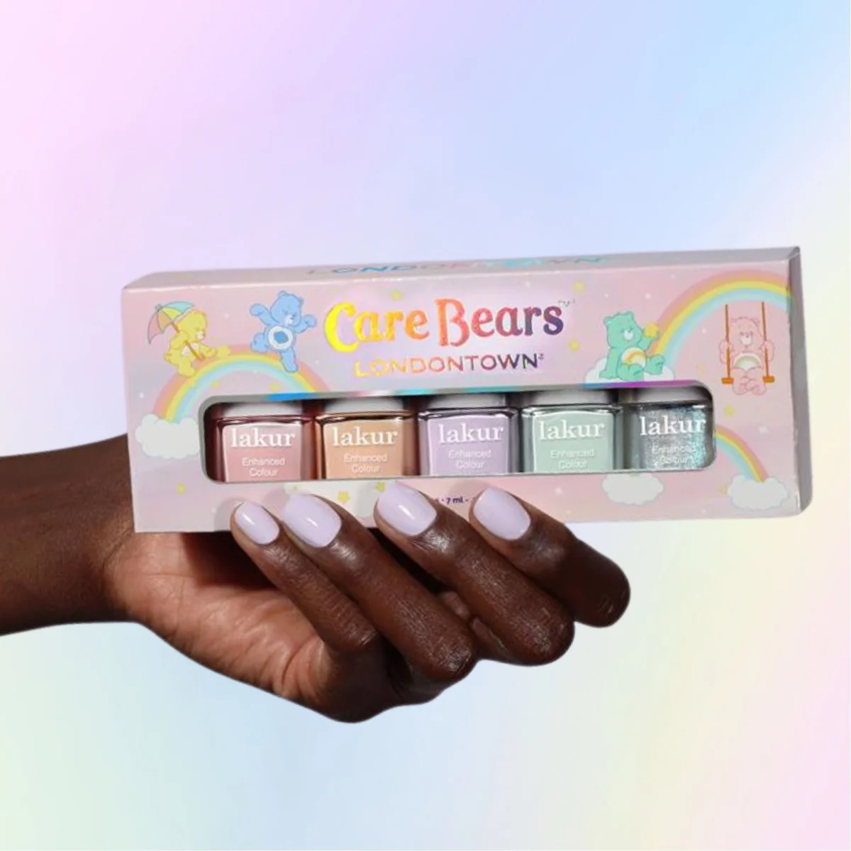 Londontown Care Bears Beary Polished Set miniatur laků na nehty 5 ks