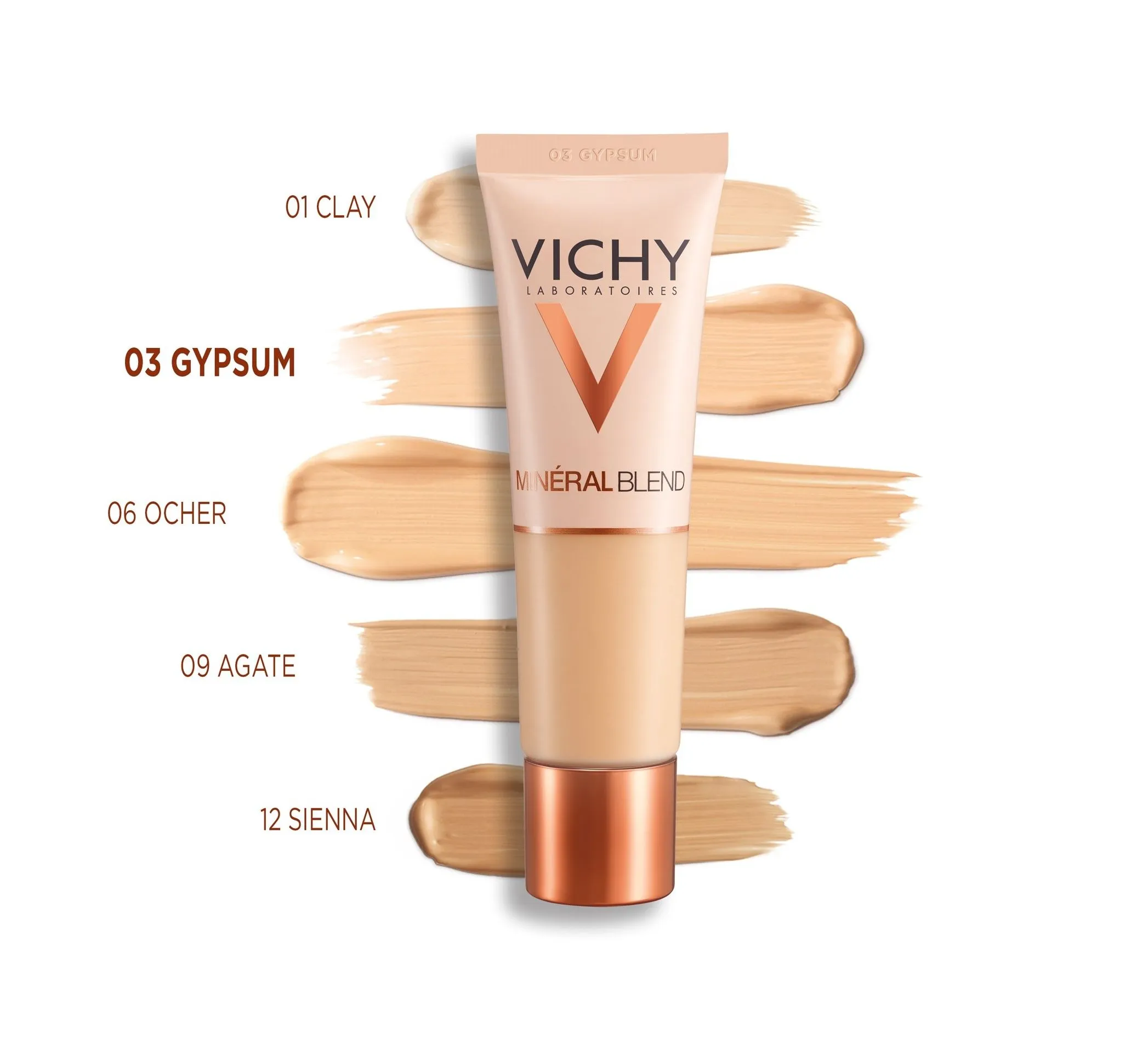 Vichy Minéral Blend odstín 03 Gypsum hydratační make-up 30 ml
