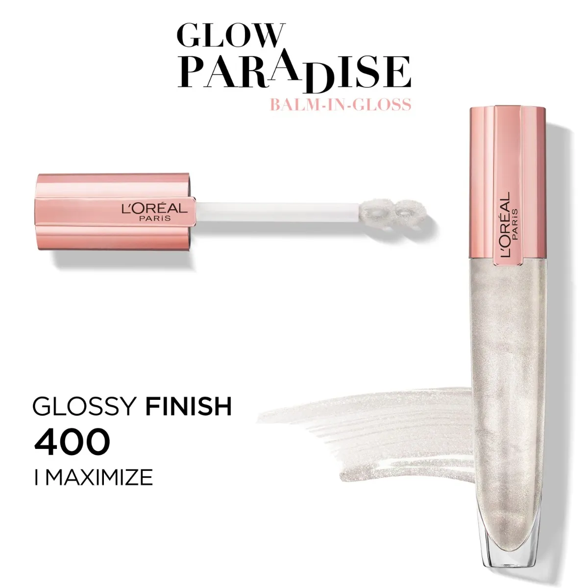 Loréal Paris Glow Paradise Balm in Gloss odstín 400 I Maximize lesk na rty 7 ml