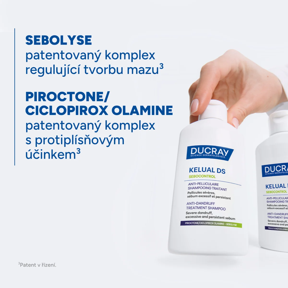 Ducray Kelual DS Sebocontrol šampon proti lupům 100 ml