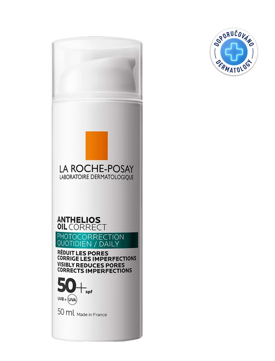 La Roche-Posay Anthelios Oil Correct SPF50+ fotokorekční denní gel-krém 50 ml