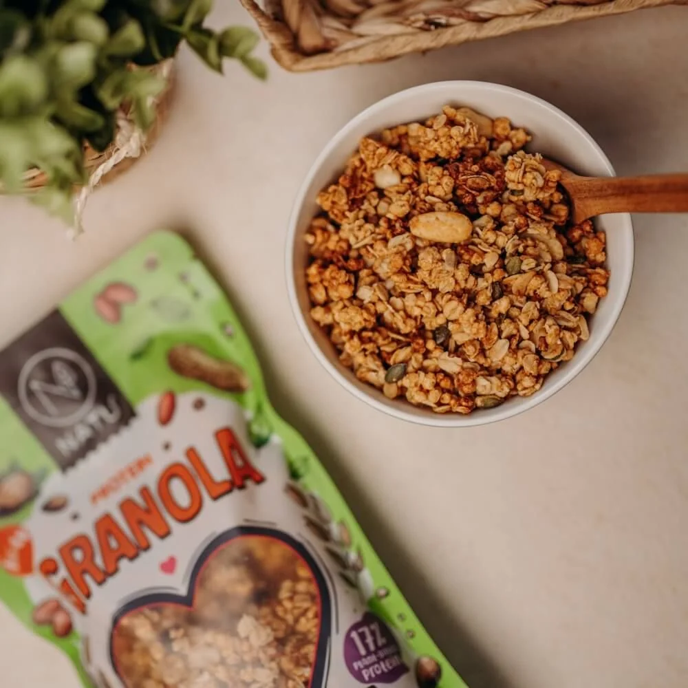 NATU Protein Granola s arašídovým krémem 300 g
