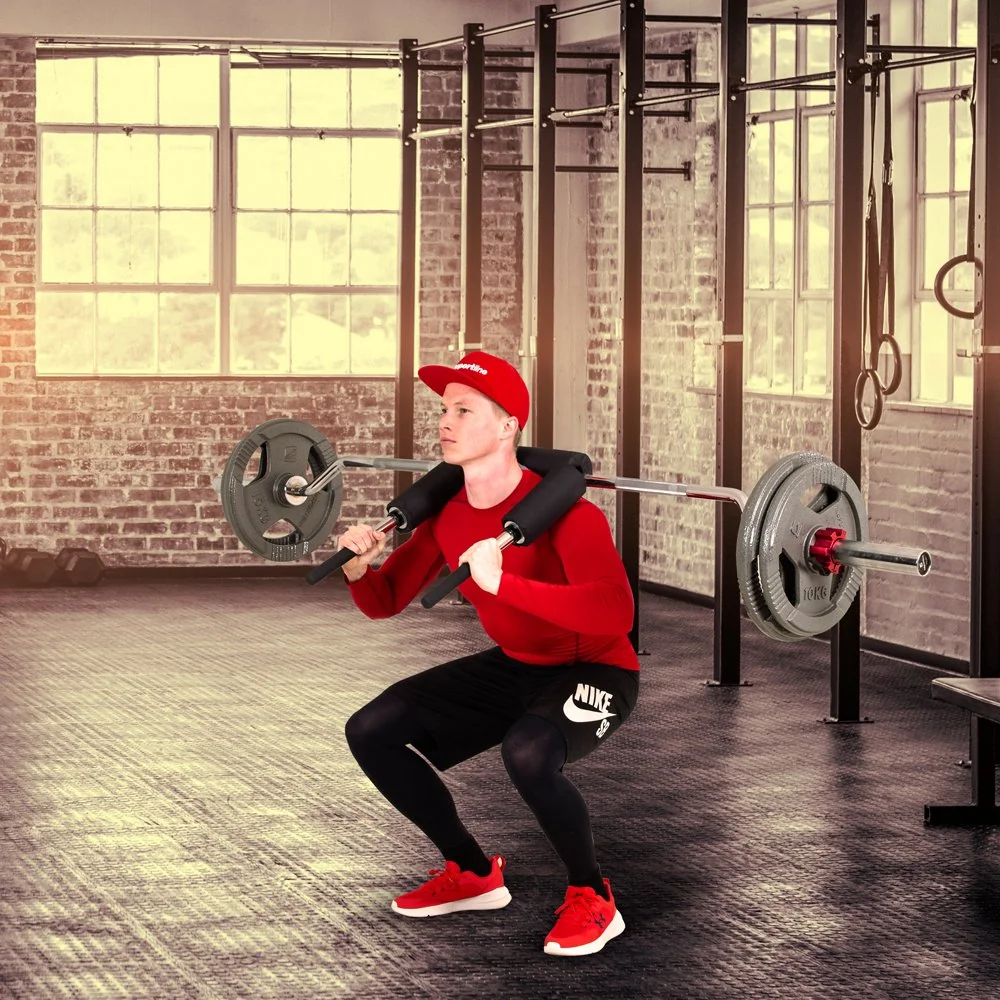inSPORTline Olympijská hřídel na dřepy Barsap 220cm/50mm 22,5kg, do 317 kg, bez objímek
