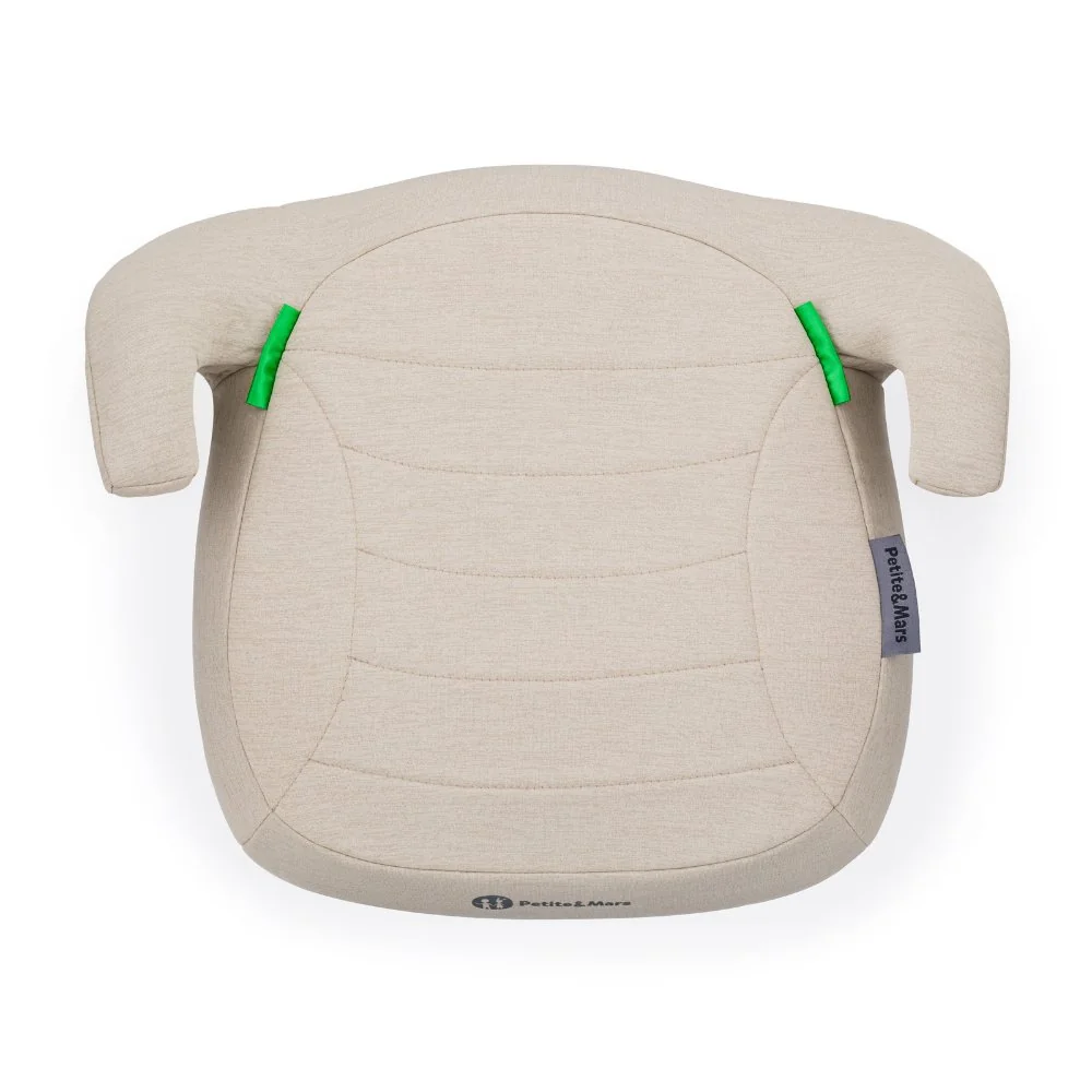 Petite&Mars Podsedák Zuno Sage Beige 125 - 150 cm (22-36 kg)
