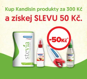 Kandisin 50 Kč nad 300 Kč (duben 2024)