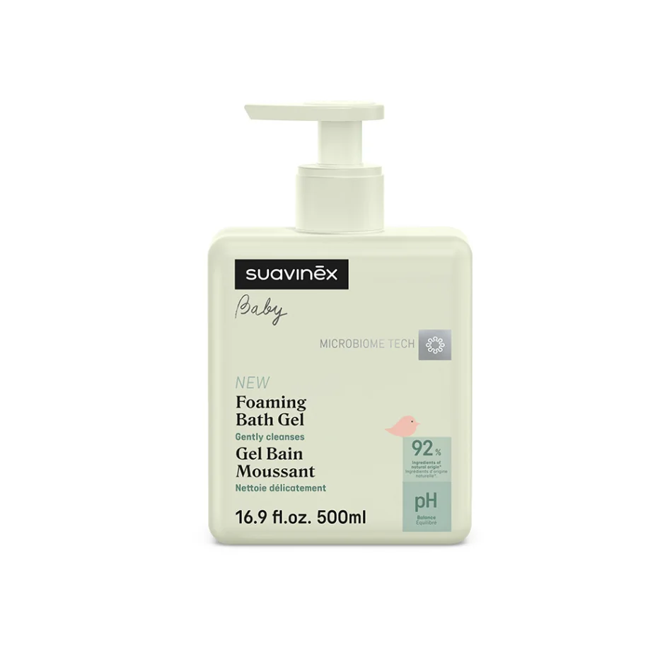 Suavinex Pěnový koupelový gel vhodný od narození 500 ml