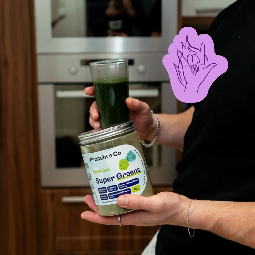 Protein a Co Super Greens, 450 g Fresh lime