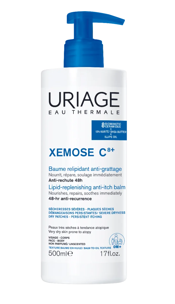 Uriage Xémose C8+ Zklidňující olejový balzám 500 ml