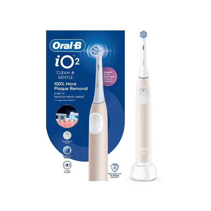 Oral-B iO 2 elektrický zubní kartáček světle růžový