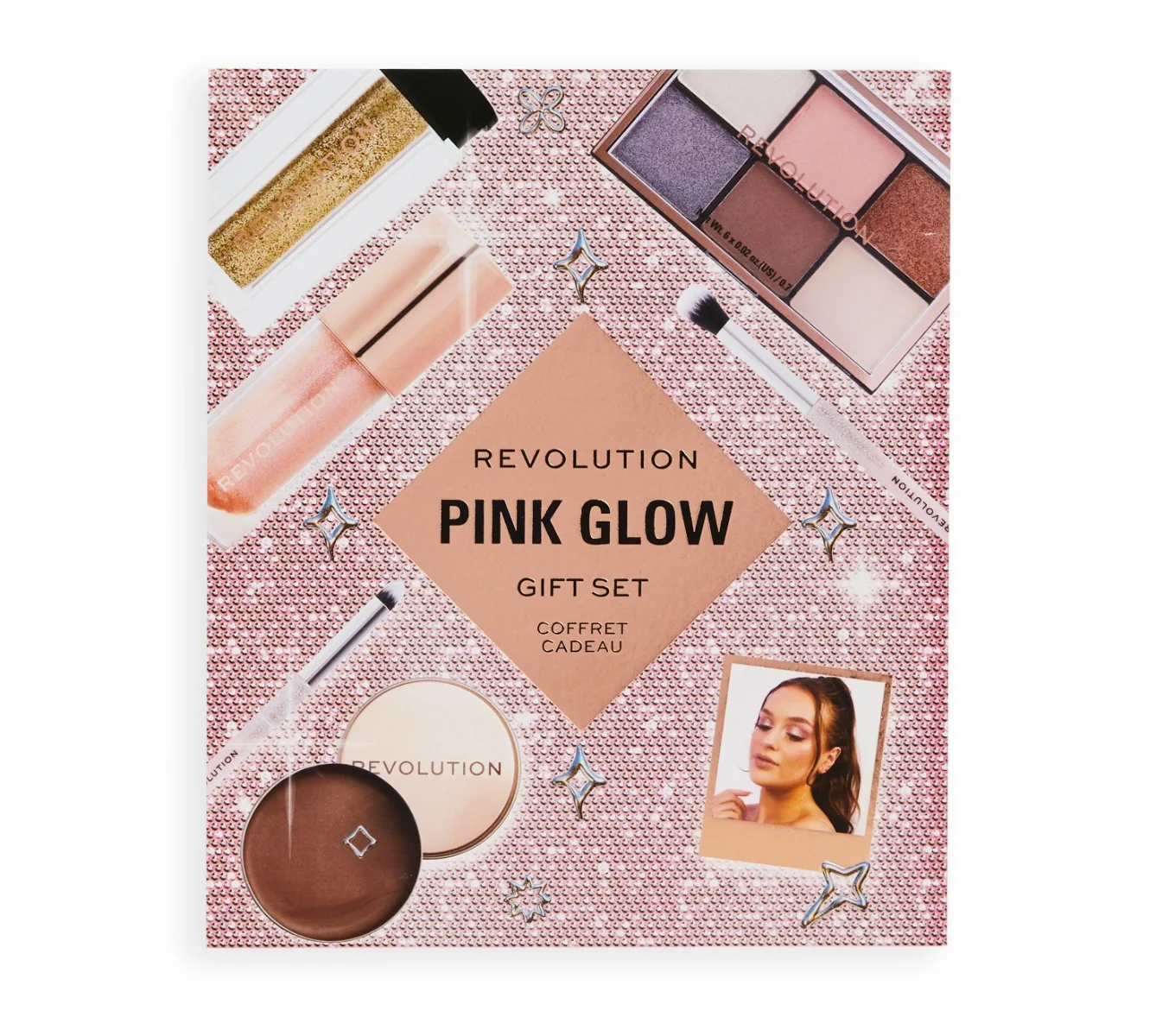 Revolution Pink Glow dárková sada 6 ks