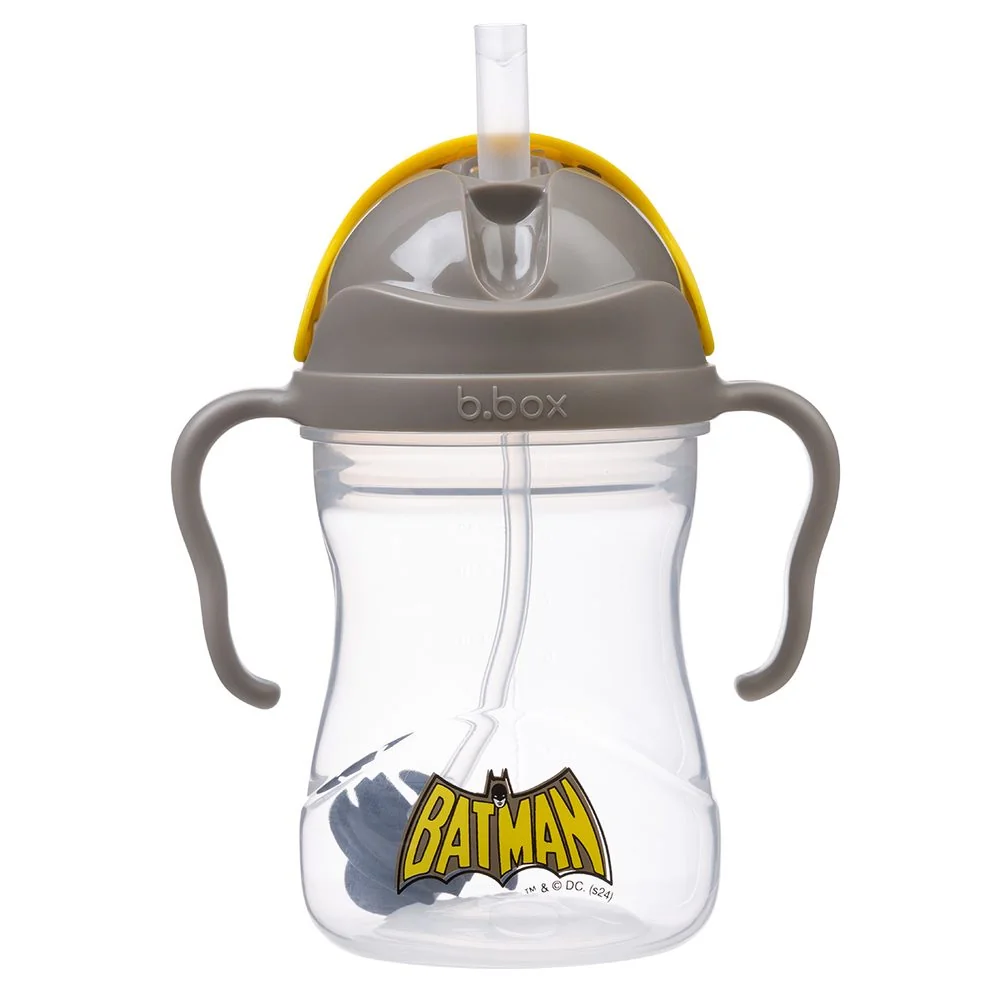B.BOX Hrneček s brčkem 240 ml - Batman