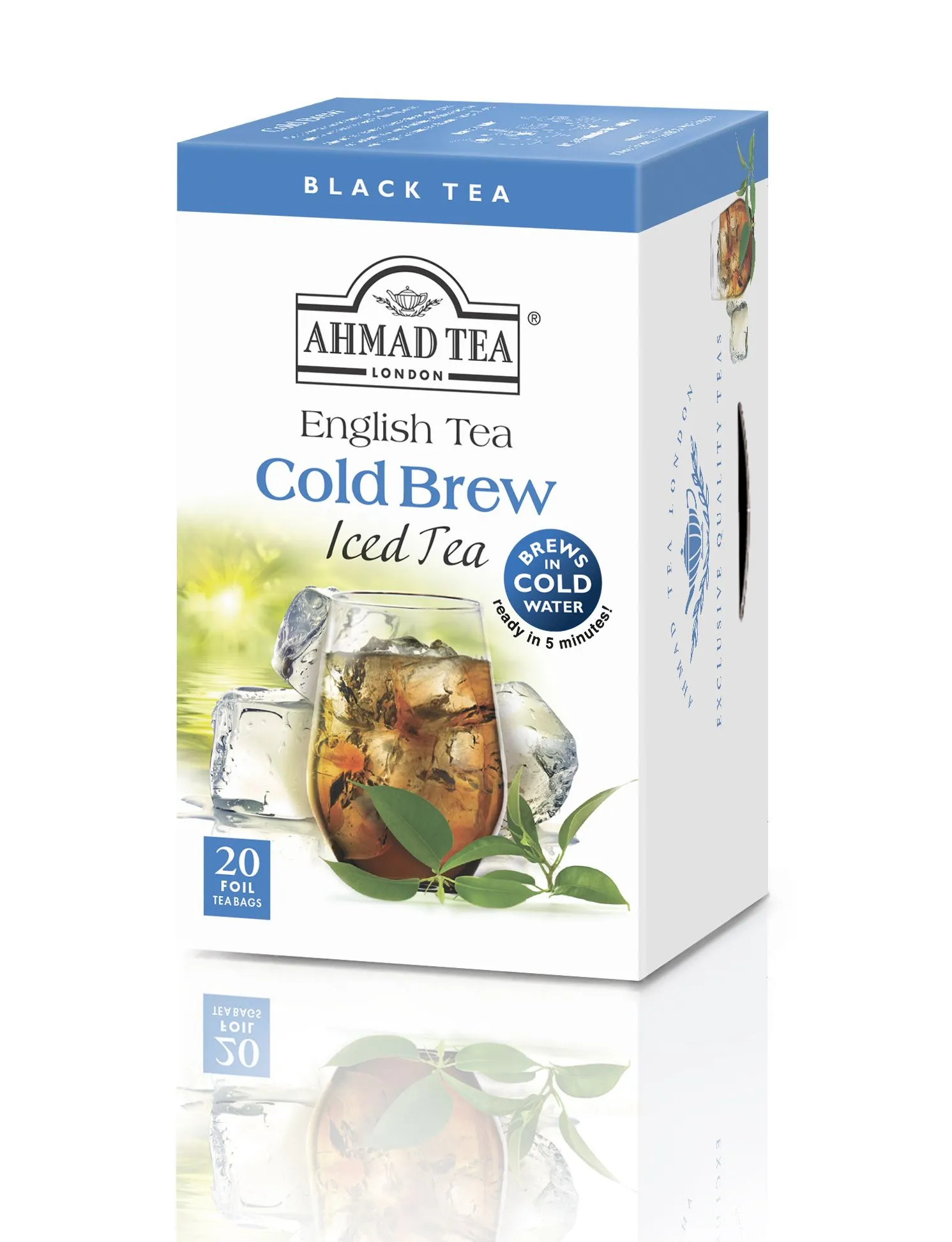 Ahmad Tea Cold Brew black porcovaný čaj 20 x 2 g