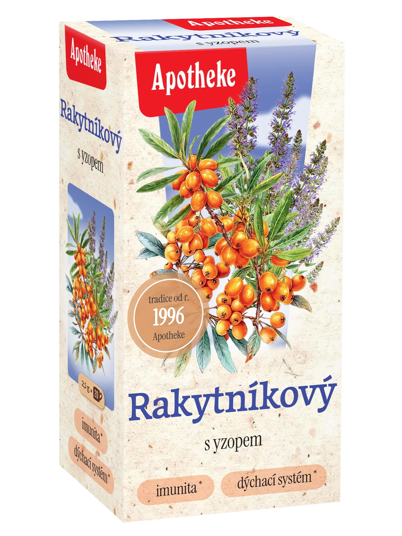 Apotheke Rakytníkový čaj nálevové sáčky 20x2,5 g