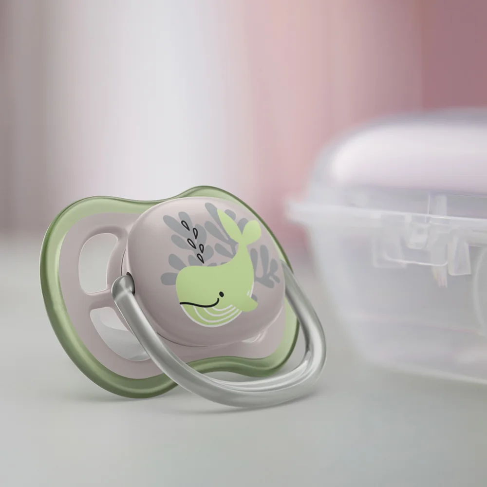 Philips Avent Šidítko Ultra air Obrázek 6–18m 1 ks velryba