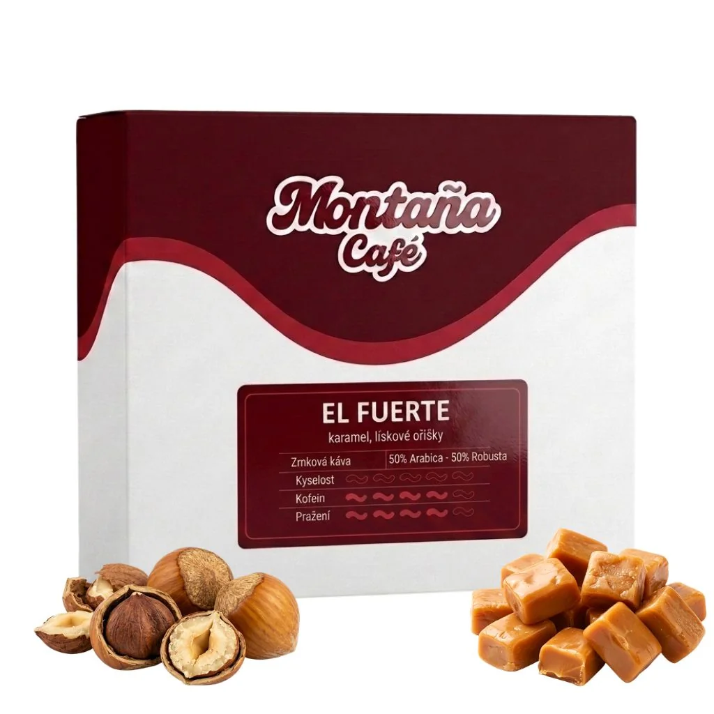 Montaña Café El Fuerte zrnková káva 250 g