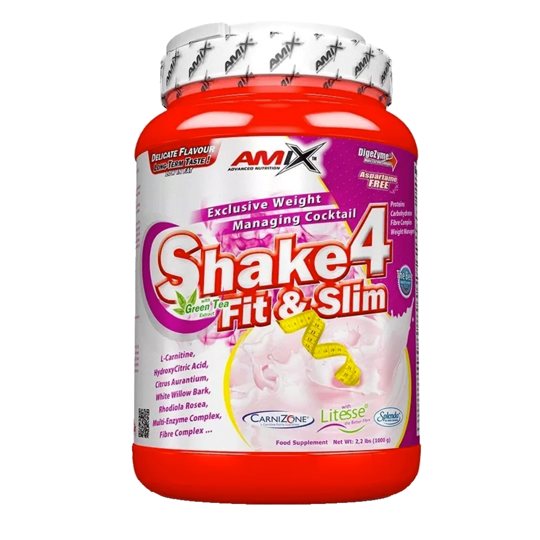 Amix Nutrition Shake 4 Fit&Slim 500g - banán